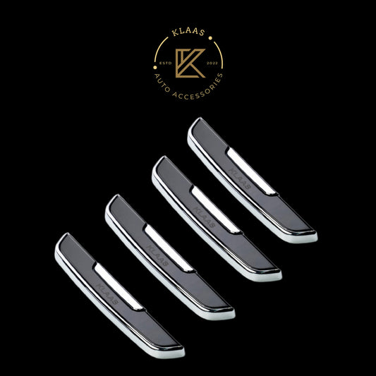 KlaasAuto- Universal Car Door Edge Guard Compatible With All Cars (BLACK Set of 4)