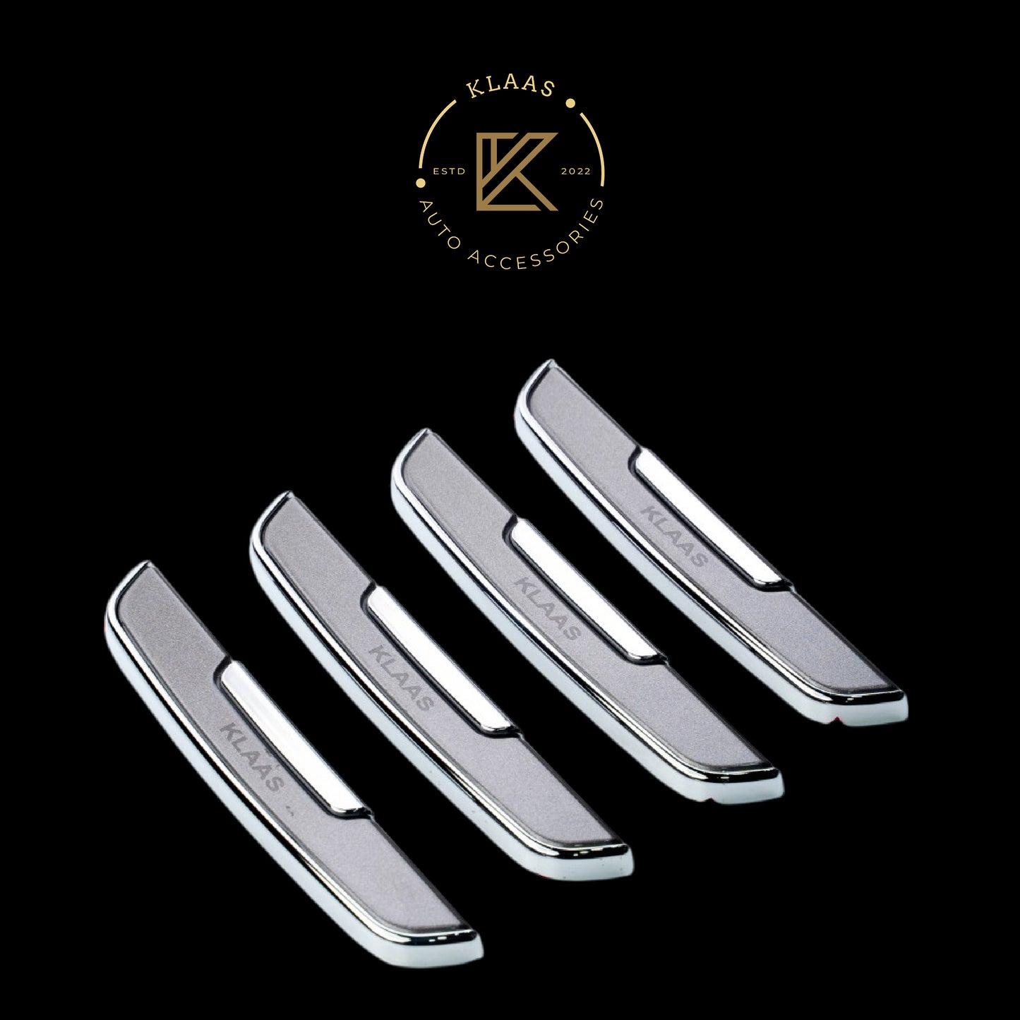 KlaasAuto- Universal Car Door Edge Guard Compatible With All Cars (GREY Set of 4)